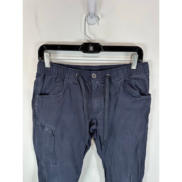 BYLT Ripstop Cargo Pant Navy Blue Size Medium x 28 Inches Elastic Waist - Picture 8 of 14